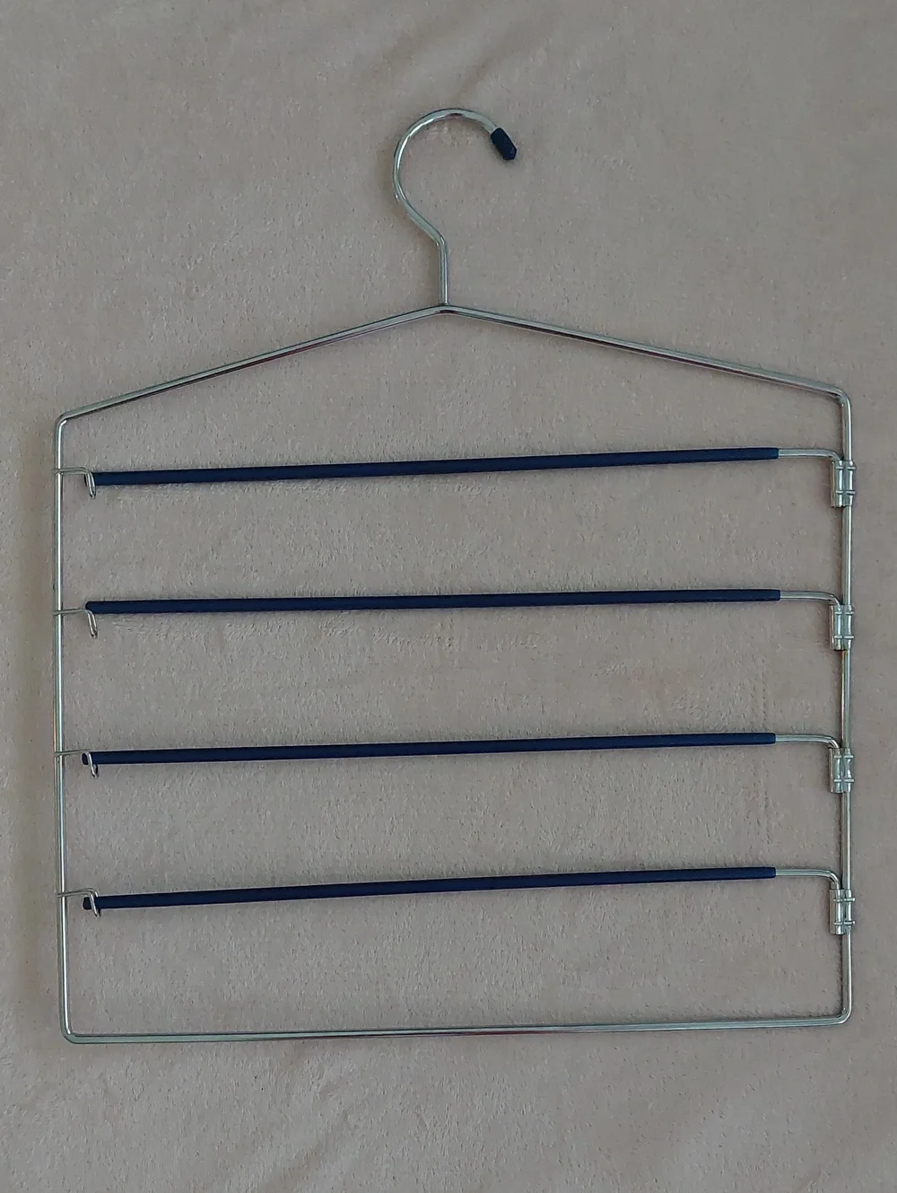 Set of Two 4-tier Swing-Arm Metal Pant Hangers NWOT